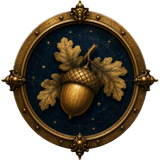 Acorn medallion