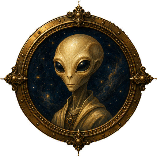 Alien medallion