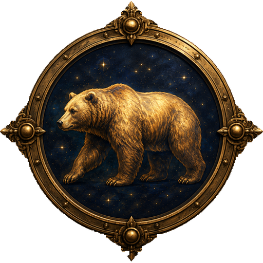 Bear medallion