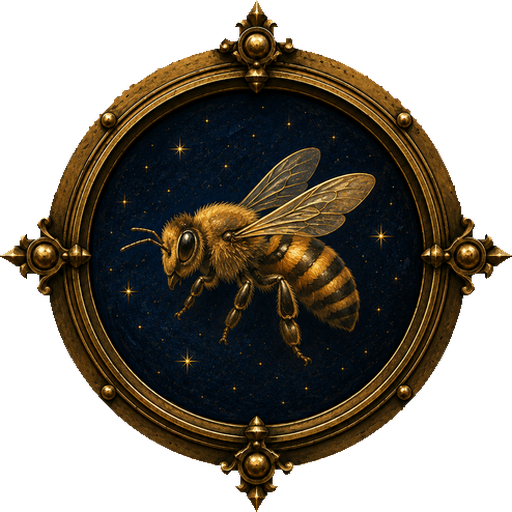 Bee medallion