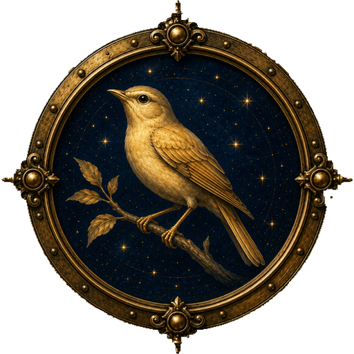 Bird medallion