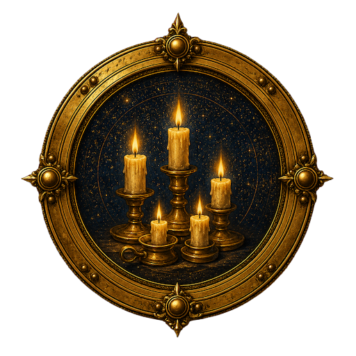 Candles medallion