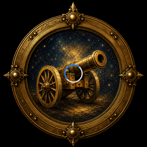 Cannon medallion