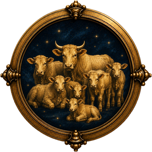 Cattle medallion