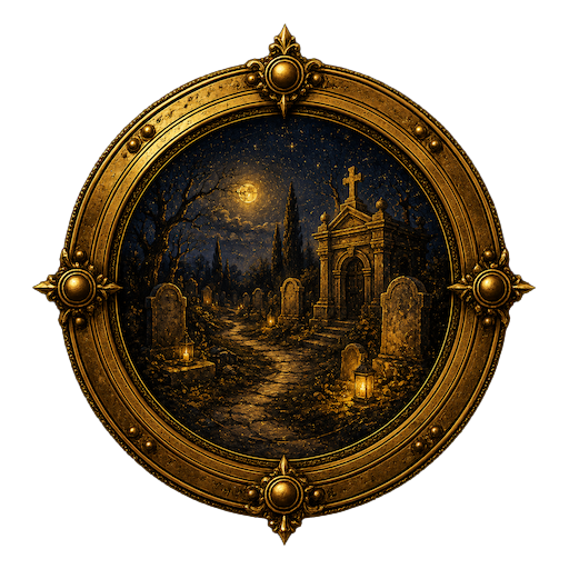 Cemetery medallion