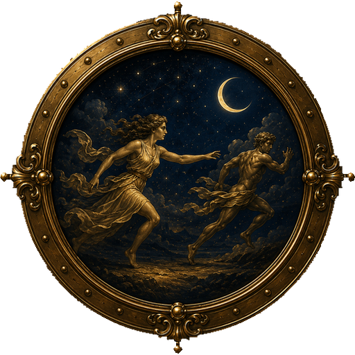 Chased medallion