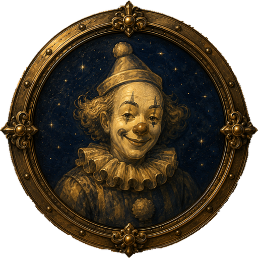 Clown medallion