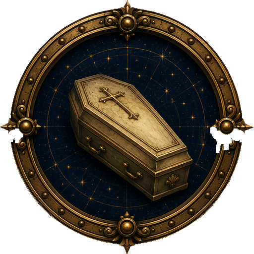 Coffin medallion