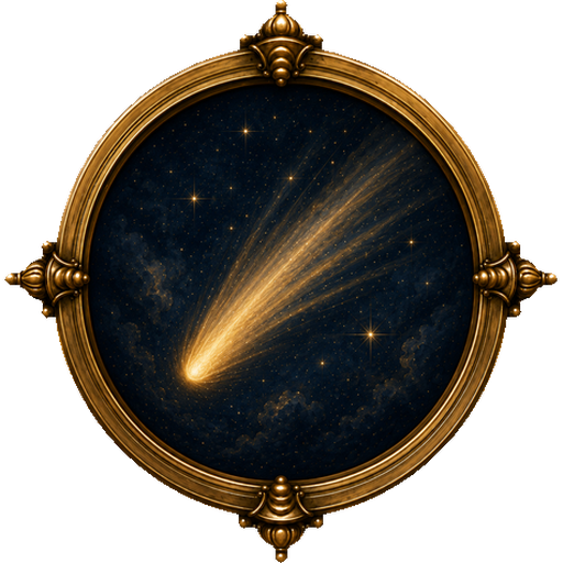 Comet medallion