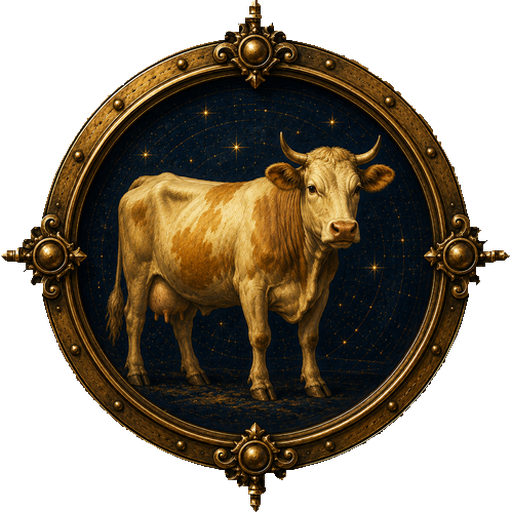 Cow medallion