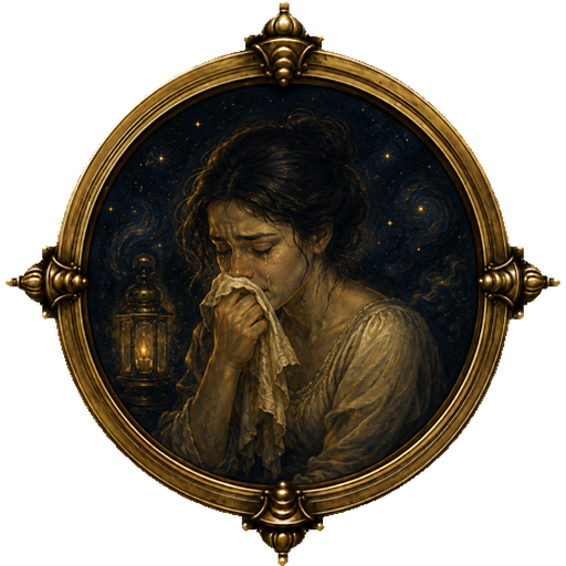 Crying medallion
