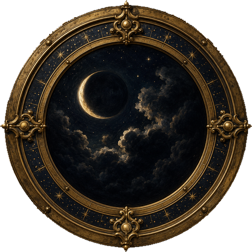 Dark medallion