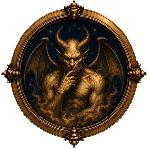 Devil medallion
