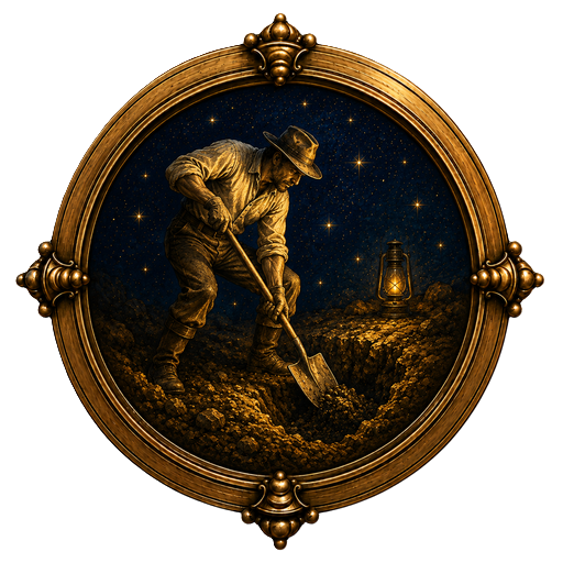 Digging medallion