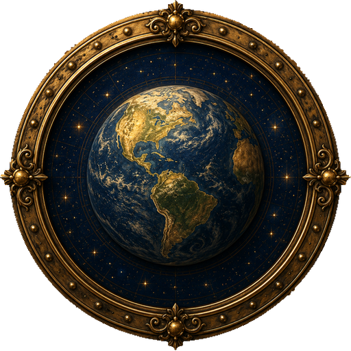 Earth medallion
