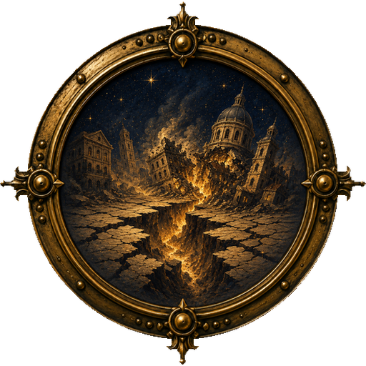 Earthquake medallion