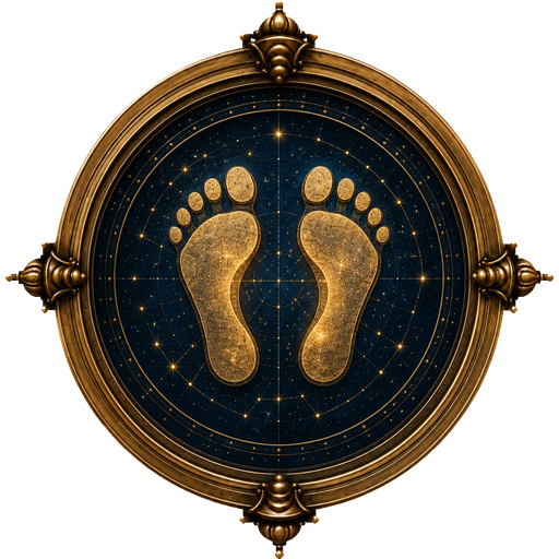 Feet medallion