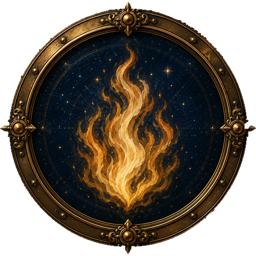 Fire medallion