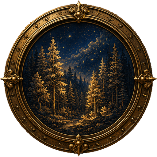 Forest medallion