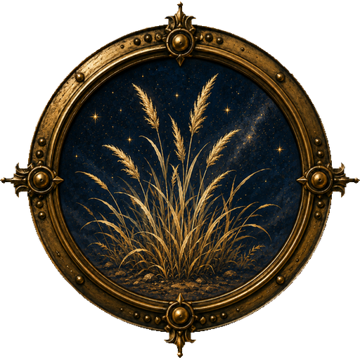 Grass medallion