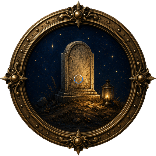 Grave medallion