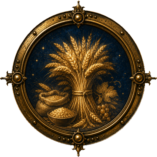 Harvest medallion
