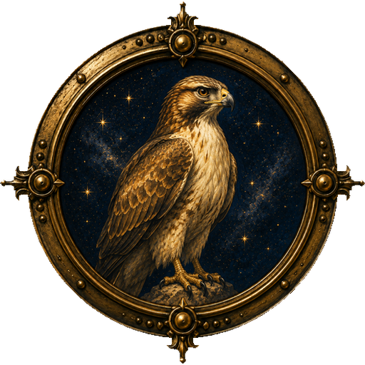 Hawk medallion