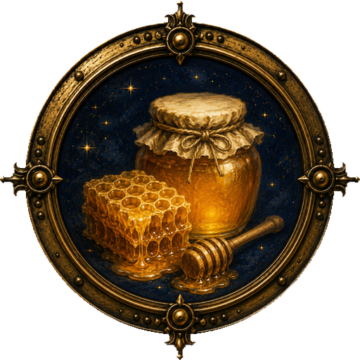 Honey medallion