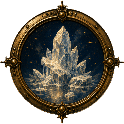 Ice medallion