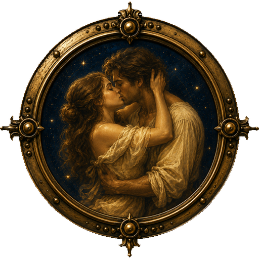 Kissing medallion