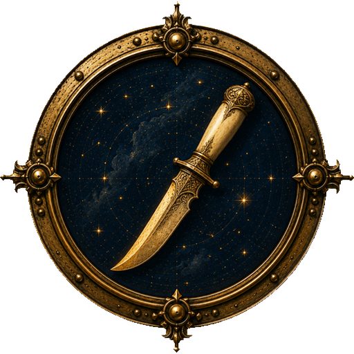 Knife medallion