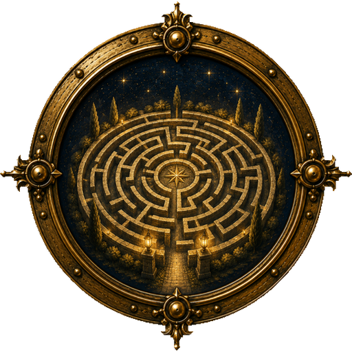 Labyrinth medallion