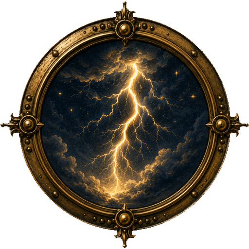 Lightning medallion