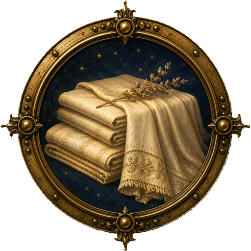 Linen medallion