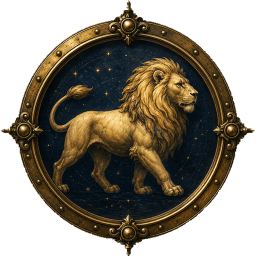 Lion medallion