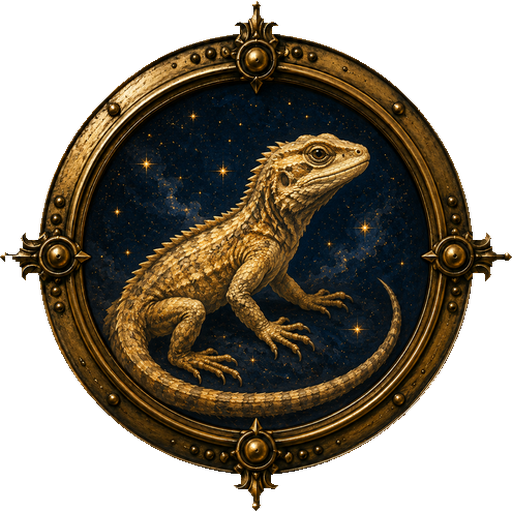 Lizard medallion