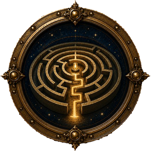 Maze medallion