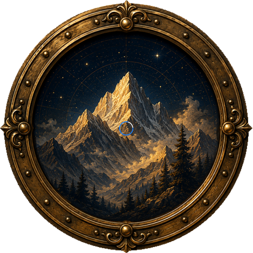 Mountain medallion