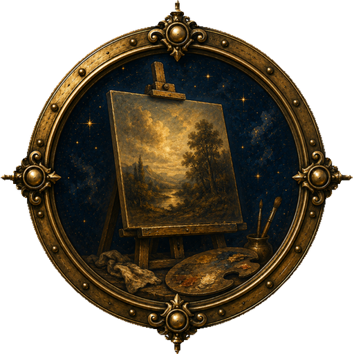 Painting medallion