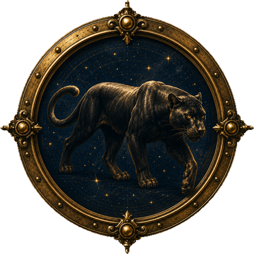 Panther medallion