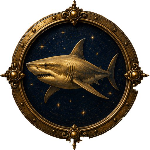 Shark medallion