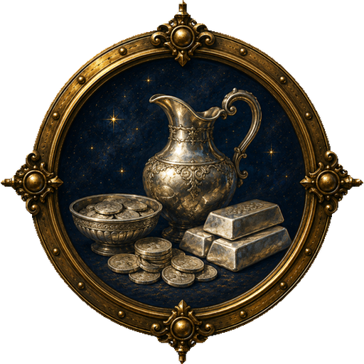 Silver medallion