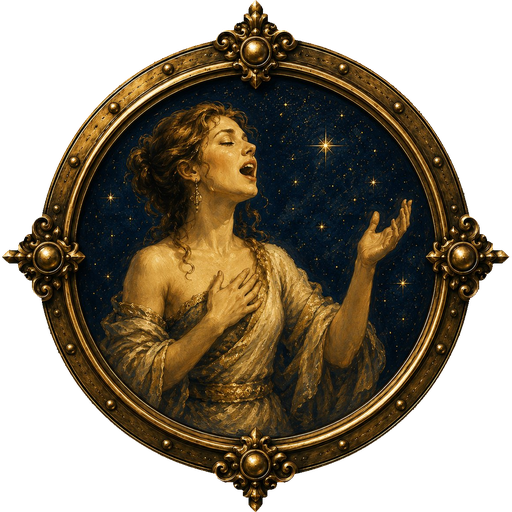 Singing medallion