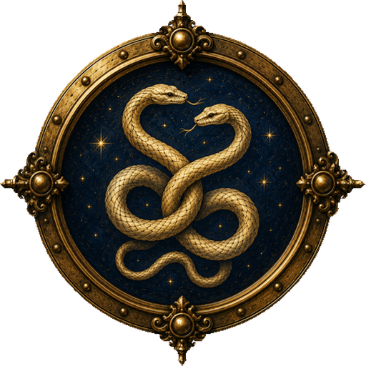 Snakes medallion