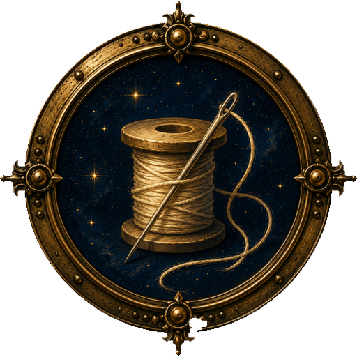Thread medallion