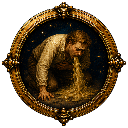 Vomit medallion