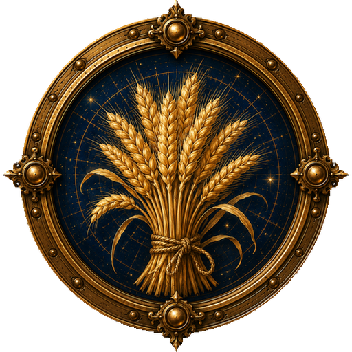 Wheat medallion
