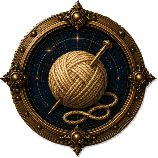 Yarn medallion
