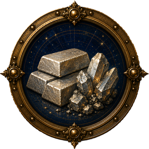Zinc medallion