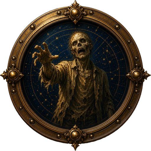 Zombie medallion